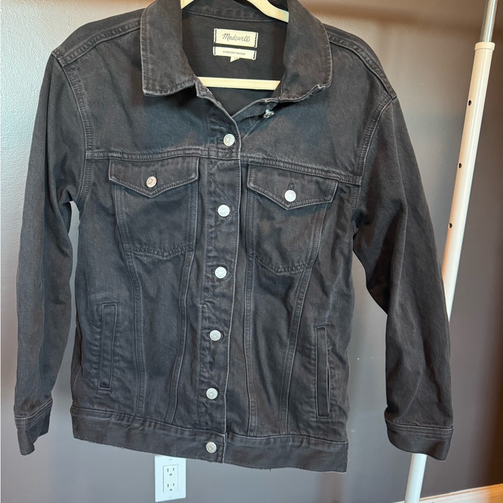 Madewell Charcoal Denim Jacket